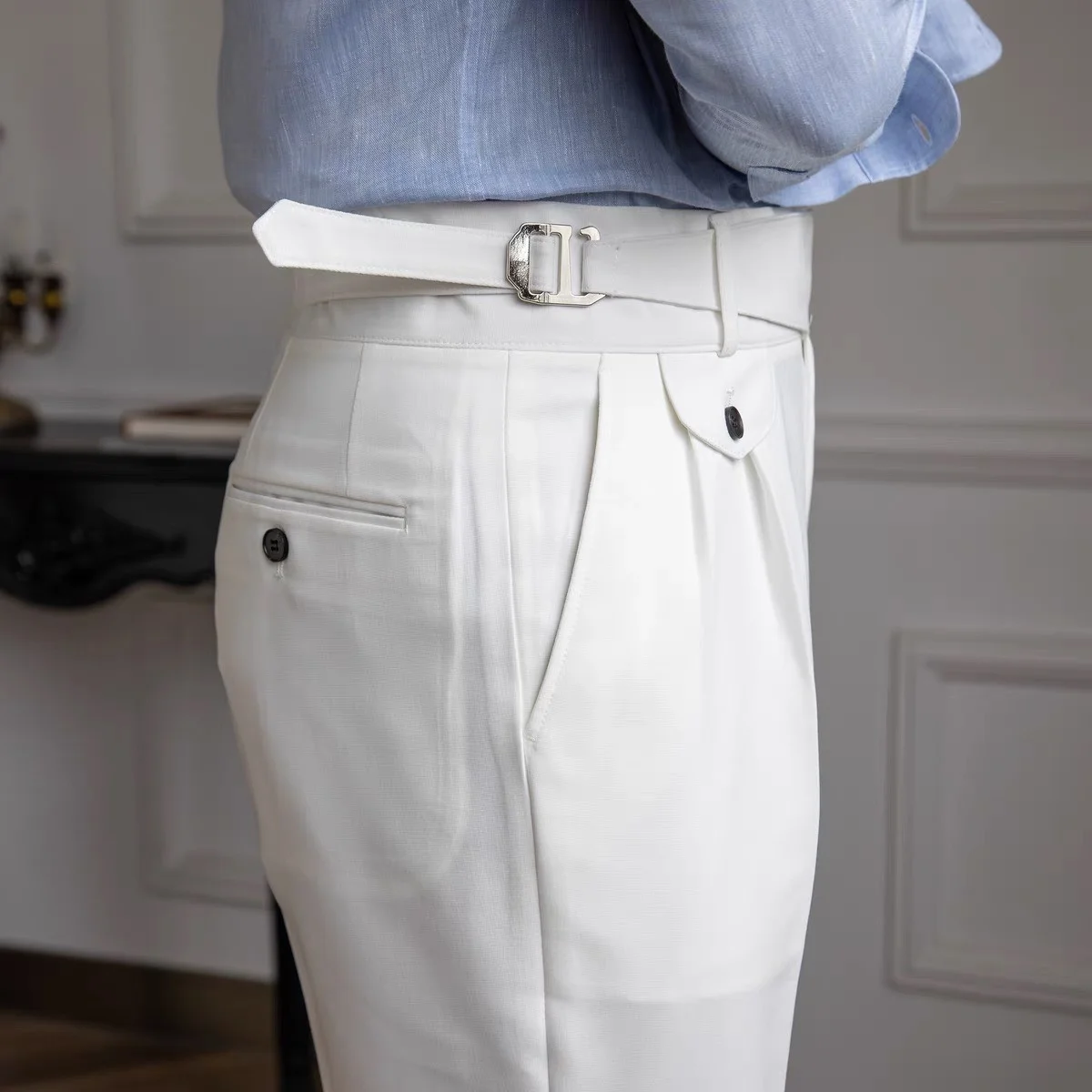 CLASSIC SIDE BUCKLE GURKHA PANTS BY SVOCK